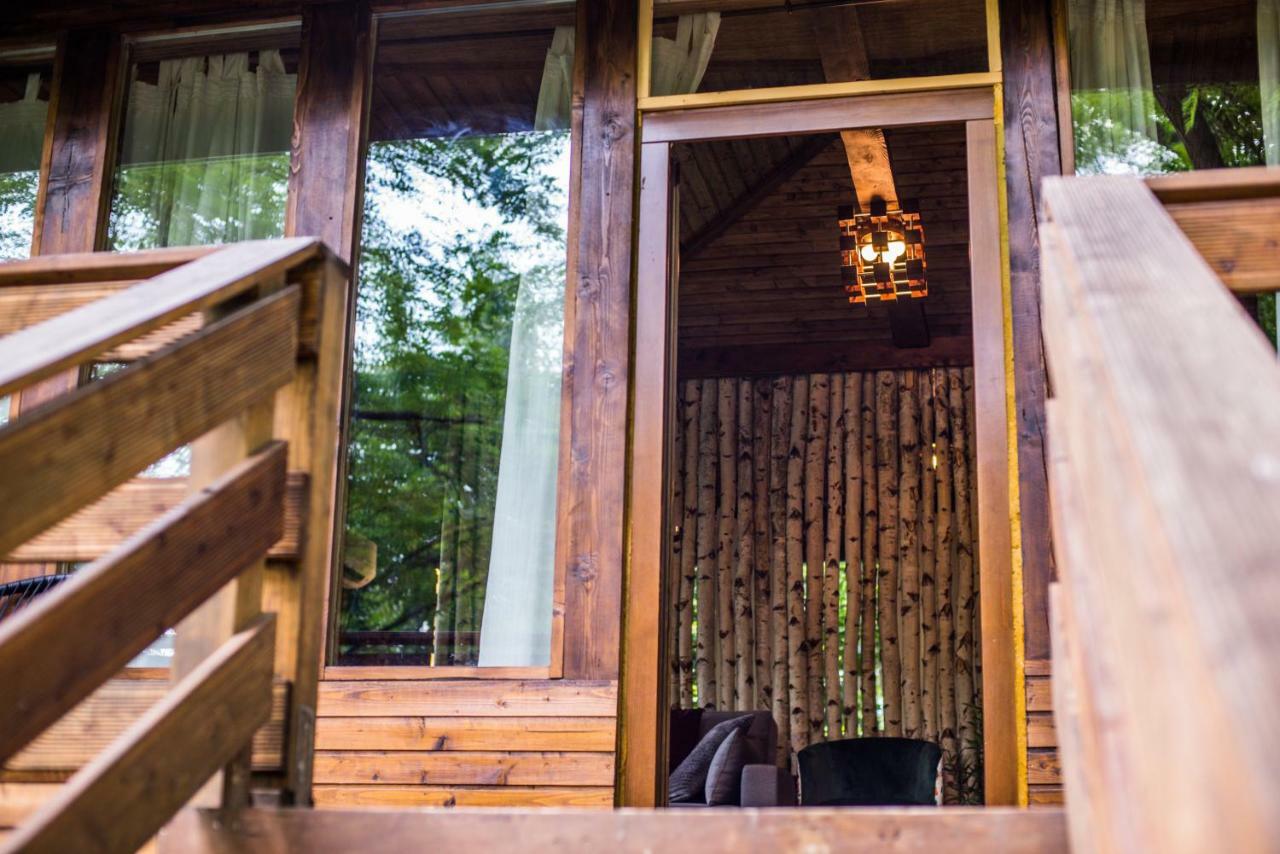 Вилла Porumbacu Treehouse Порумбаку-де-Сус Экстерьер фото